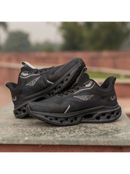 Red Tape - Mens Textured Black Walking Shoes