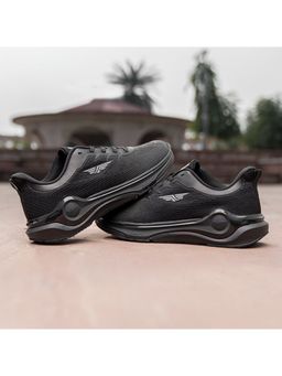 Red Tape - Men's Textured Black Walking Shoes