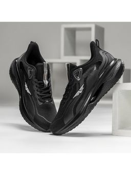 Red Tape - Mens Textured Black Walking Shoes