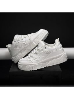 Red Tape - Men's Solid Off White Sneakers