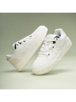 Red Tape - Mens Solid Off White Sneakers
