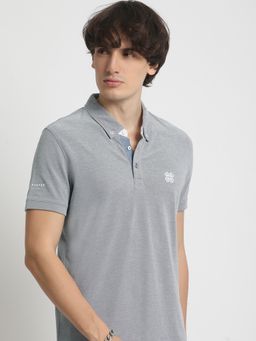 The Bear House - Mens Solid Regular Fit Polo T-Shirt