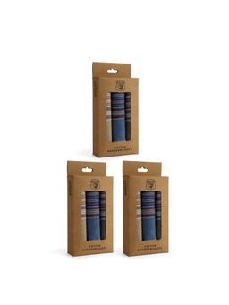 ROYAL SON - Mens Premium Cotton Casual Multi-Color Checkered Handkerchief-Pack of 9