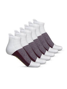 TalkingSox - Bamboo Ankle Length Socks Super Soft Seamless with Good Grip (Pack of 6)