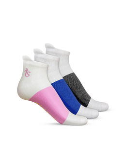 TalkingSox - Mild Compression Ankle Socks For Men and Women (Pack of 3)