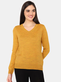 Zivame - Comfy Knits Loungewear Top - Nugget Gold