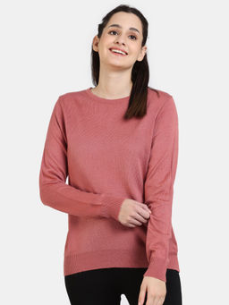 Zivame - Comfy Knits Loungewear Top - Rose Red