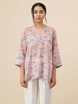 Celery - Womens Cotton Floral Multi-Color Kurti