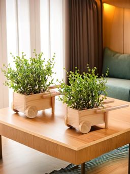 The Better Home - Artificial Plants with Pot (Pack of 2)