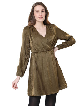 VERO MODA - Curve Women Olive Dress