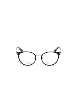 Guess - Eyewear for Women with Matt Black-Shiny Silver Metal Frame (49)