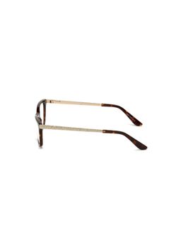 Guess - Eyewear for Women with Shiny Brown Demi Gold Glitter Acetate Frame (51)