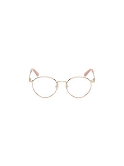 Guess - Eyewear for Women with Shiny Gold-Light Pink Alloy Metal Frame (50)