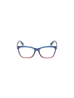 Guess - Eyewear for Women with Shiny Crystal Blue-Light Brown Acetate Frame (52)