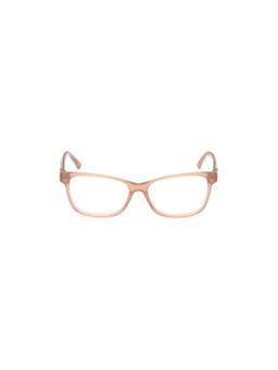 Guess - Eyewear for Women with Shiny Transparent Beige Acetate Frame (52)