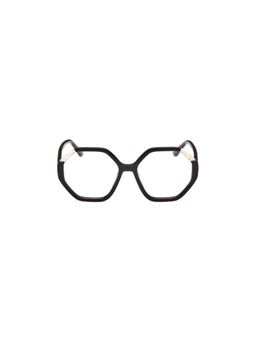 Guess - Eyewear for Women with Shiny Black Crystal Light Yellow Acetate Frame (53)