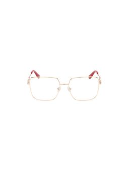 Guess - Eyewear for Women with Shiny Light Gold Alloy Metal Frame (56)