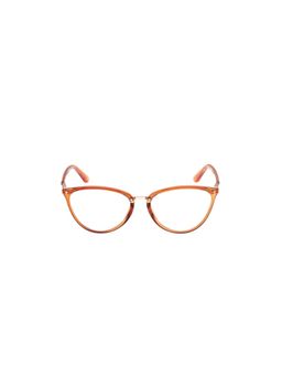 Guess - Eyewear for Women with Shiny Crystal Brown Light Gold Alloy Metal Frame (53)