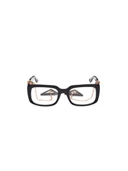 Guess - Eyewear for Women with Shiny Black Acetate Frame (53)