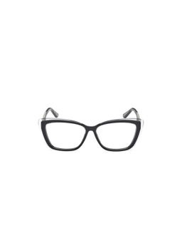 Guess - Eyewear for Women with Shiny Black-Crystal Polycarbonate Frame (55)