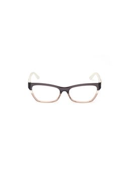 Guess - Eyewear for Women with Shiny Crystal Grey To Brown Gradient Acetate Frame (52)