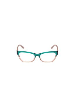 Guess - Eyewear for Women with Shiny Crystal Green To Brown Gradient Acetate Frame (52)