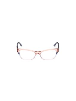 Guess - Eyewear for Women with Shiny Crystal Light Brown Gradient Acetate Frame (52)