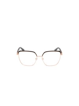 Guess - Eyewear for Women with Shiny Light Gold-Black Stainless Steel Frame (56)