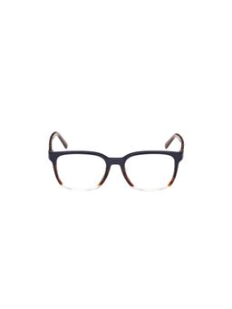 Guess - Eyewear for Men with Shiny Dark Blue Brown Demi Crystal Acetate Frame (55)
