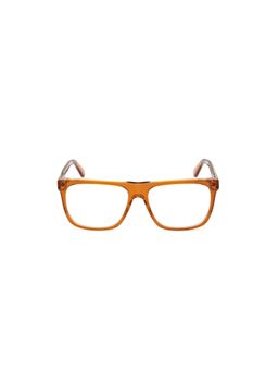 Guess - Eyewear for Men with Shiny Crystal Orange Acetate Frame (56)