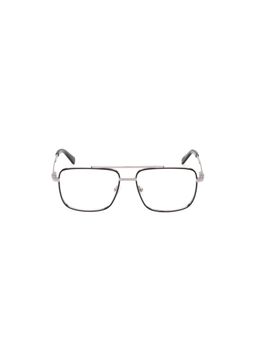 Guess - Eyewear for Men with Shiny Black-Shiny Dark Gun Stainless Steel Frame (57)