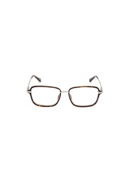 Guess - Eyewear for Men with Shiny Dark Brown Dark Gun Acetate Frame (54)
