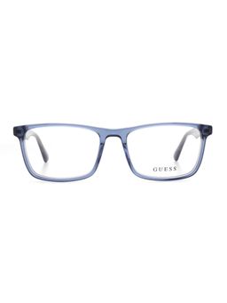 Guess - Eyewear for Men with Shiny Crystal Blue Acetate Frame (53)