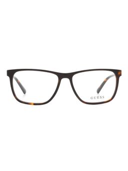 Guess - Eyewear for Men with Shiny Brown Demi Acetate Frame (54)