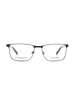 Guess - Eyewear for Men with Shiny Black Stainless Steel Frame (55)