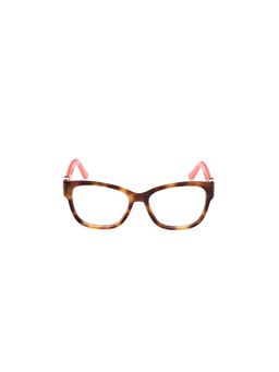 Guess - Eyewear for Women with Shiny Brown Demi Acetate Frame (52)