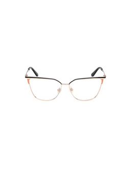 Guess - Eyewear for Women with Shiny Rose Gold-Black-Brown Alloy Metal Frame (55)