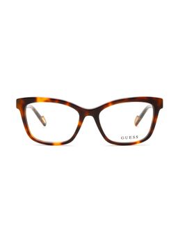Guess - Eyewear for Women with Shiny Brown Demi Acetate Frame (53)
