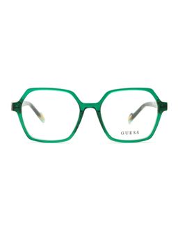 Guess - Eyewear for Women with Shiny Crystal Green Acetate Frame (53)