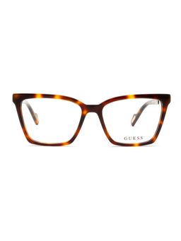 Guess - Eyewear for Women with Shiny Brown Demi Acetate Frame (53)