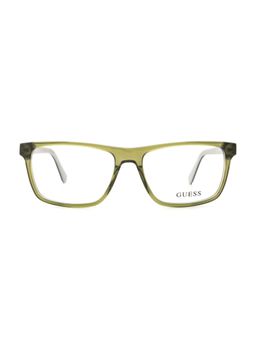 Guess - Eyewear for Men with Shiny Crystal Green Acetate Frame (54)