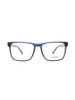 Guess - Eyewear for Men with Shiny Transparent Dark Blue Acetate Frame (53)