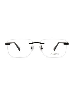 Guess - Eyewear for Men with Shiny Black Alloy Metal Frame (54)
