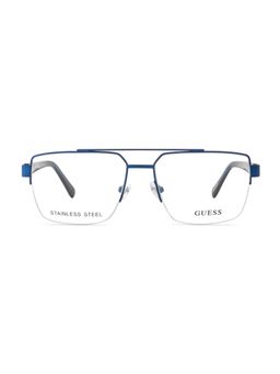 Guess - Eyewear for Men with Matt Blue Alloy Metal Frame (56)