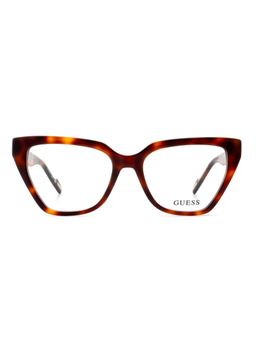 Guess - Eyewear for Women with Shiny Brown Demi Acetate Frame (53)