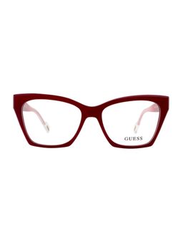 Guess - Eyewear for Women with Shiny Maroon Acetate Frame (53)