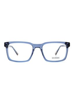 Guess - Eyewear for Men with Shiny Crystal Blue Acetate Frame (54)