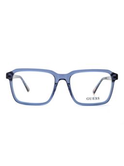 Guess - Eyewear for Men with Shiny Crystal Blue Acetate Frame (53)