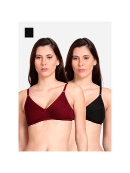 Shyaway - Shyle Non Padded Seamed Everyday Bra Multicolour (Pack of 2)