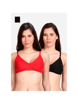 Shyaway - Shyle Non Padded Seamed Everyday Bra Multicolour (Pack of 2)